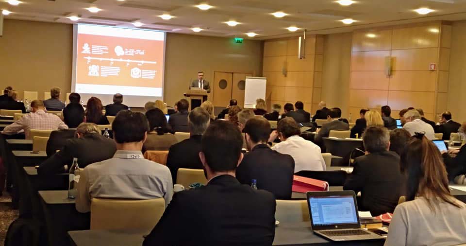 José Antonio Garrote presents the historical evolution of Confirming in the Eu Factoring and Commercial Finance Summit